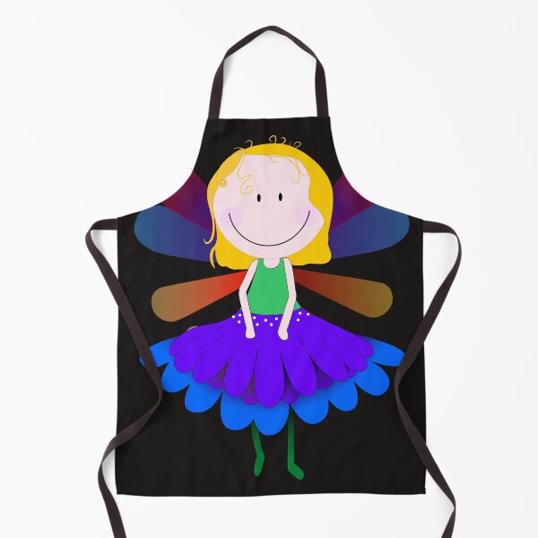 Item preview, Happy Fairy Black Bg designed and sold by Running-Duck.
