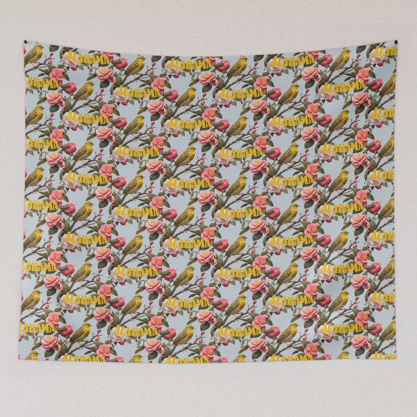 Item preview, Alabama Yellowhammer Bird And Camellia Cut Out designed and sold by taiche.