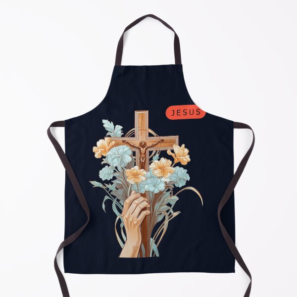 Item preview, Good Friday jesus with beautiful flower designed and sold by MilkyBerryShop.