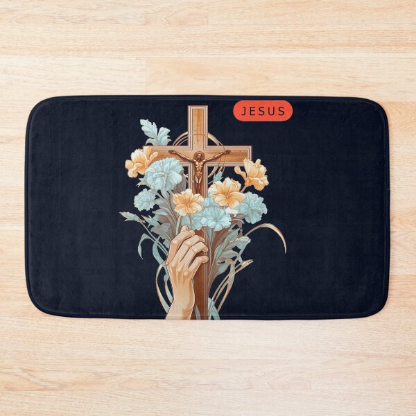 Item preview, Good Friday jesus with beautiful flower designed and sold by MilkyBerryShop.