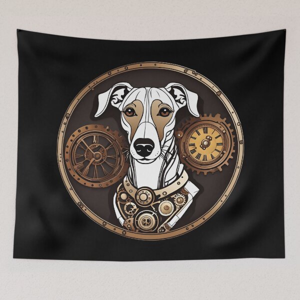 Item preview, Steampunk Clockwork Whippet Dog designed and sold by Ameiva-Apparel.