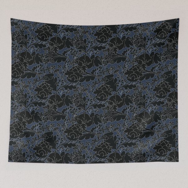 Item preview, Forest magic black and blue gray designed and sold by GENEST-V.