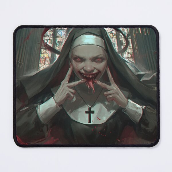 Item preview, Possessed Nun Horror designed and sold by Nightarcade.