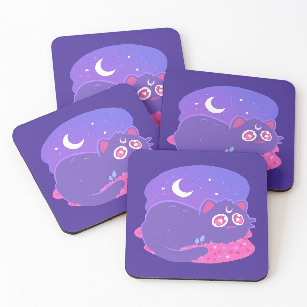 Item preview, Midnight Catto! designed and sold by sillycattos.