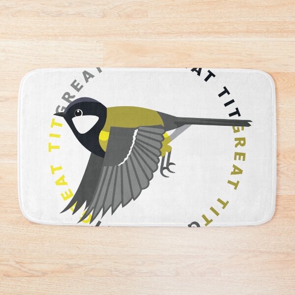 Item preview, Bird Great Tit Flying Name designed and sold by SUPERHERON.