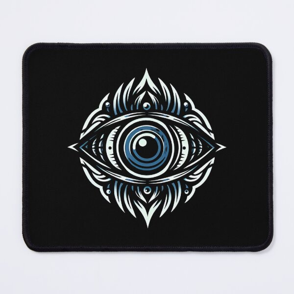 Item preview,  Evil Eye Protection Symbol (Black Background) designed and sold by MusesWhispers.