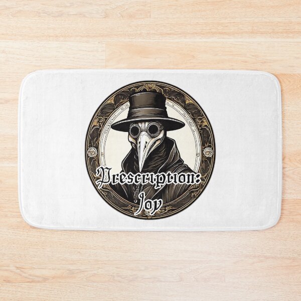 Item preview, Prescription: Joy - Plague Doctor Funny Design designed and sold by Ridiculam Toga.