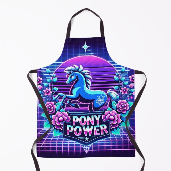 Artikelvorschau, Pony Power - Pferd mit Blumen entworfen und verkauft von Pferde-Fanshop.