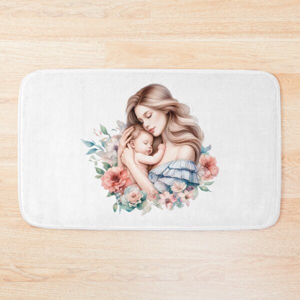 Item preview, Mother and Baby floral design. Mothers day gift designed and sold by SideKickCreates.