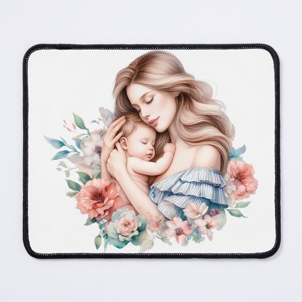 Item preview, Mother and Baby floral design. Mothers day gift designed and sold by SideKickCreates.
