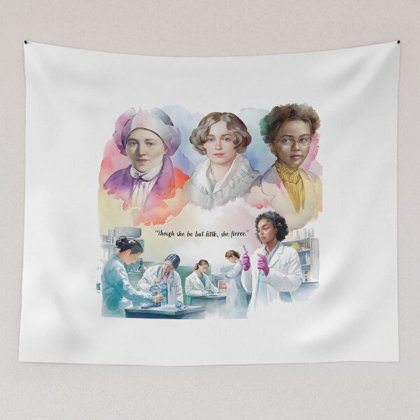 Item preview, Women in Science- Though she is little She is fierce designed and sold by ashdenent.