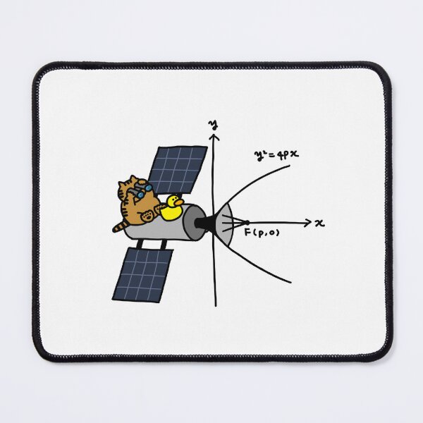Item preview, a Cat and a Duck with the satellite antenna on a parabola graph designed and sold by superbaechoo.