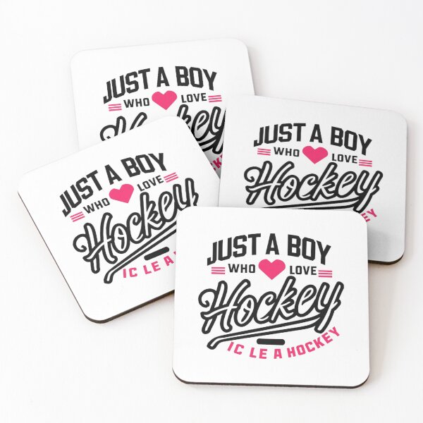 Item preview, Just A Boy Who Loves Ice Hockey designed and sold by eajob.