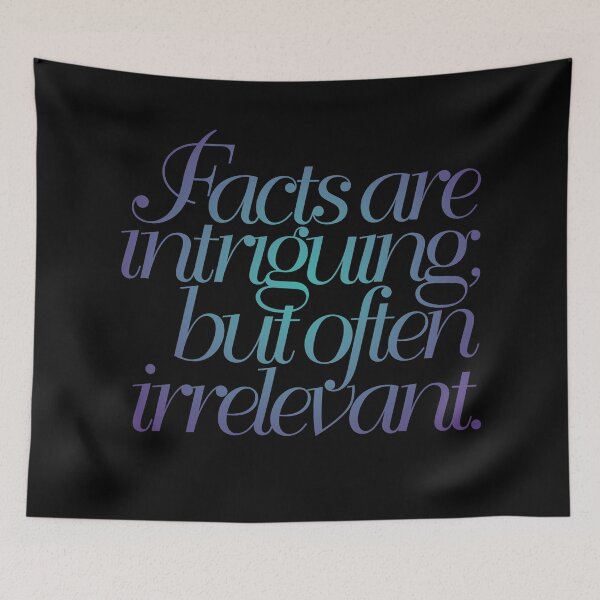 Item preview, Facts are intriguing, but often irrelevant. v.1 designed and sold by x1brett.