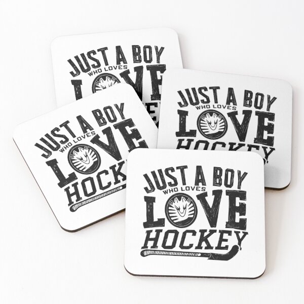 Item preview, Just A Boy Who Loves Ice Hockey designed and sold by eajob.
