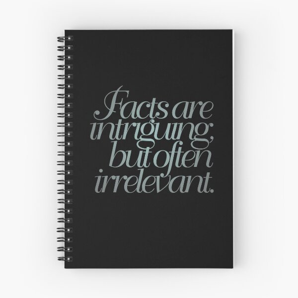 Item preview, Facts are intriguing, but often irrelevant. v.4 designed and sold by x1brett.