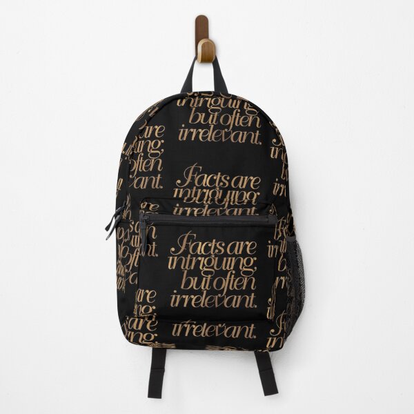 Item preview, Facts are intriguing, but often irrelevant. v.6 designed and sold by x1brett.