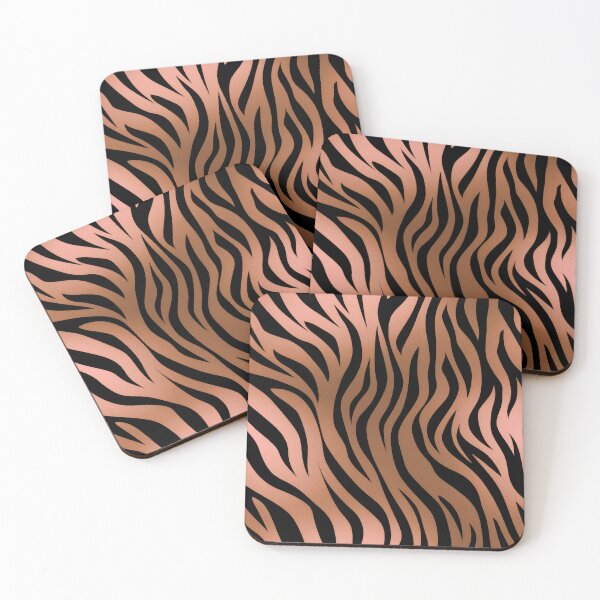 Item preview, Rose Gold Tiger Stripes Skin designed and sold by Jeallan Designs.