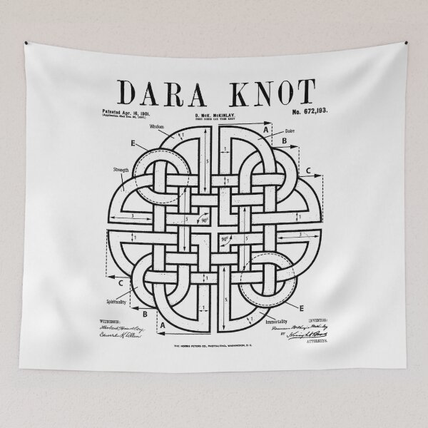 Item preview, Irish Celtic Knot Dara St Patrick's Day Funny Vintage Patent designed and sold by GrandeDuc.