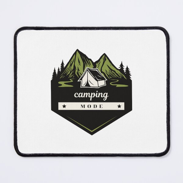 Item preview, Camping mode : mountain camping illustration designed and sold by HappyNoireArt.