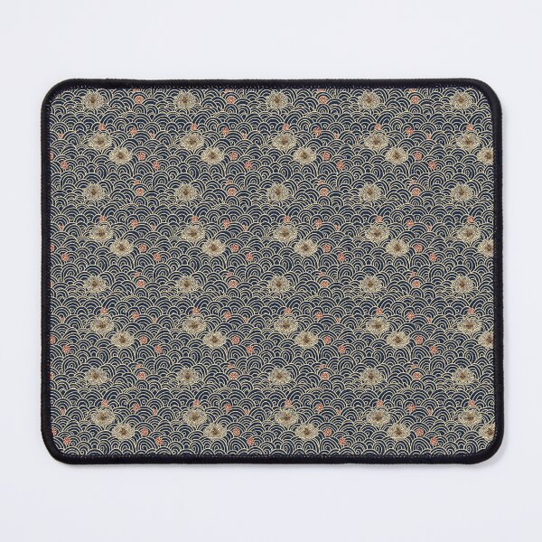 Item preview, Japanese Style Floral Waves Pattern designed and sold by DreamBackDrops.