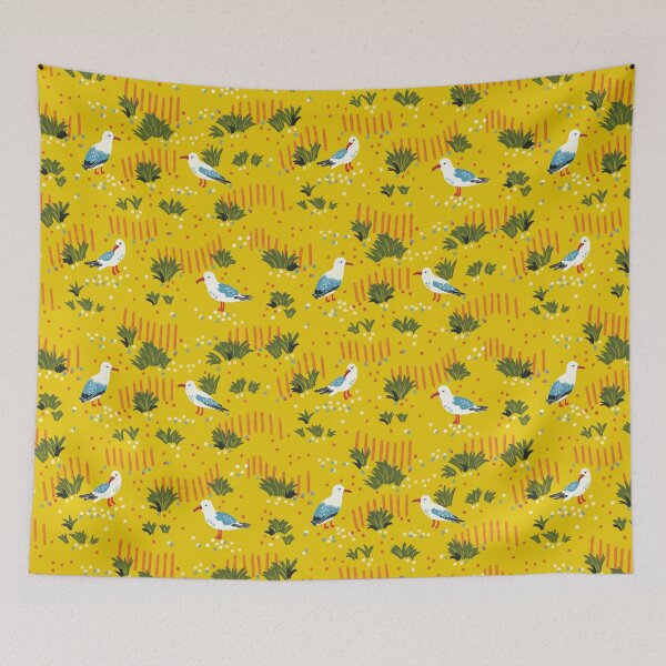 Item preview, Coastal Fun Seagulls under the Sun designed and sold by Ema Tudose.