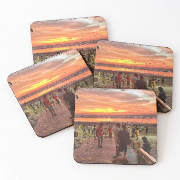 Item preview, Sunset at Juhu beach, Mumbai designed and sold by gethiraved.