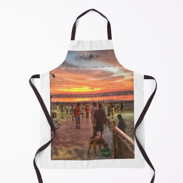 Item preview, Sunset at Juhu beach, Mumbai designed and sold by gethiraved.