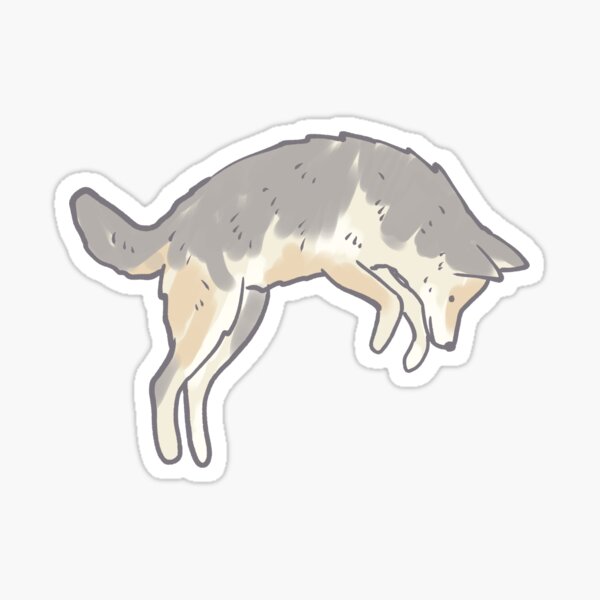 Item preview, Coyote jumping  designed and sold by Mayarart.