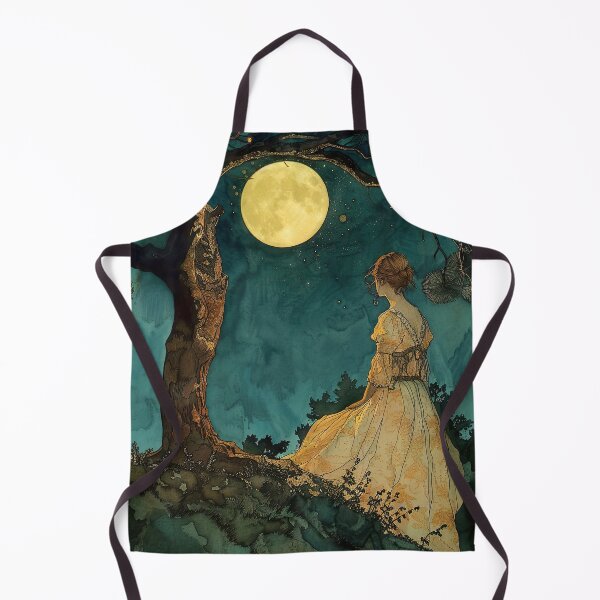 Item preview, Whispers of the Night, A Moonlit Encounter designed and sold by AM FineArtPrints.