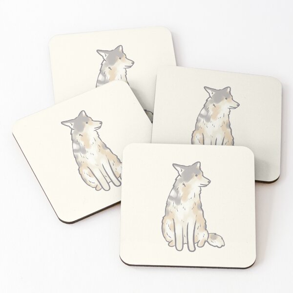 Item preview, Coyote sitting  designed and sold by Mayarart.