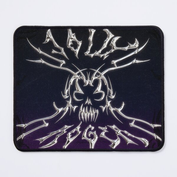 Item preview, Tribal Chrome Terror: Jolly Roger on Menacing Purple Background designed and sold by DWZ Design.