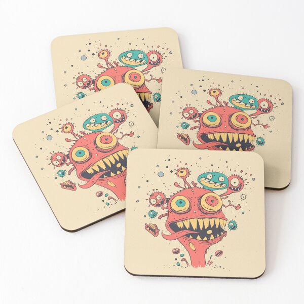 Item preview, Cosmic Critters Invasion designed and sold by Ipek Morel.