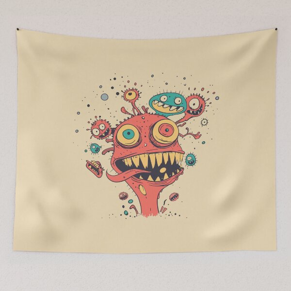 Item preview, Cosmic Critters Invasion designed and sold by Ipek Morel.