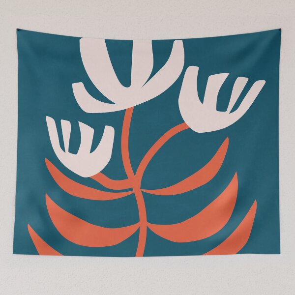 Item preview, Mid Century Minimalist Flowers 2 designed and sold by technicolorable_art.