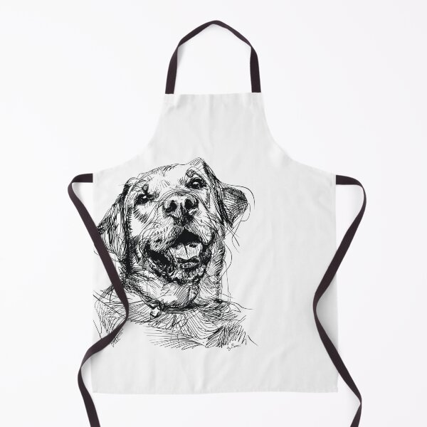 Item preview, Labrador Retriever ballpoint pen drawing designed and sold by byBenci.
