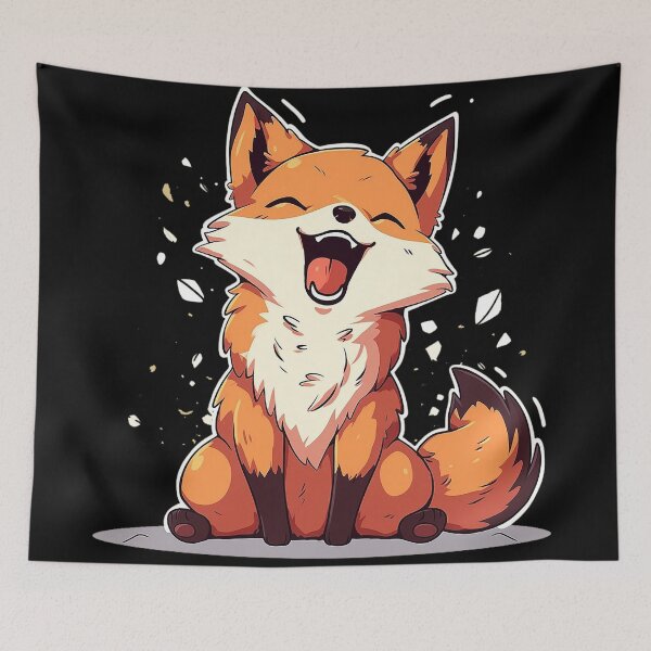 Item preview, cute fox designed and sold by skateras.