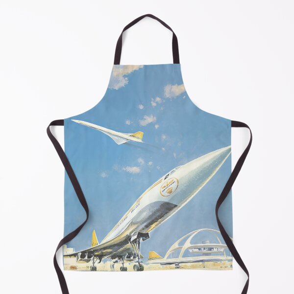 Item preview, Vintage 1964 Continental Airlines Concorde Poster Fly Supersonic 1971 designed and sold by Speedbirddesign.
