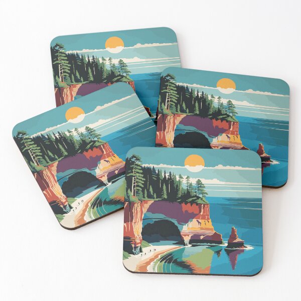 Item preview, Textures of Time: Pictured Rocks National Lakeshore designed and sold by ShopieHome.