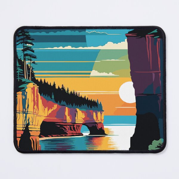 Item preview, Where Stone Meets Water: The Colors of Pictured Rocks designed and sold by ShopieHome.