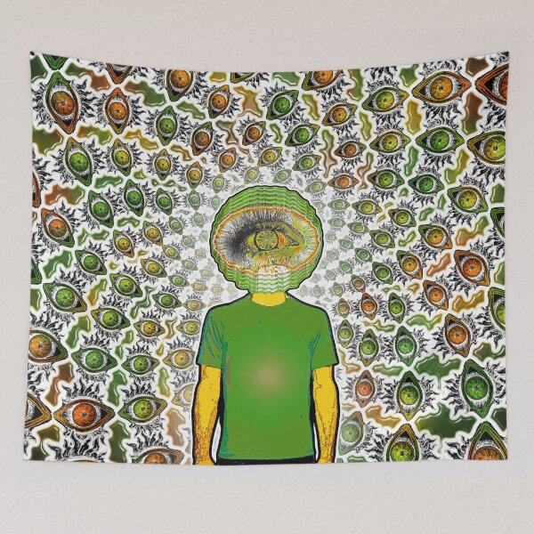 Item preview, EyeBallman-GreenOrange designed and sold by Klaus Bremner (Autotelic Art).
