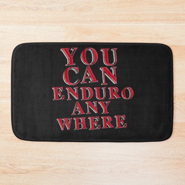 Item preview, You can enduro anywhere red lettering designed and sold by KunioK.