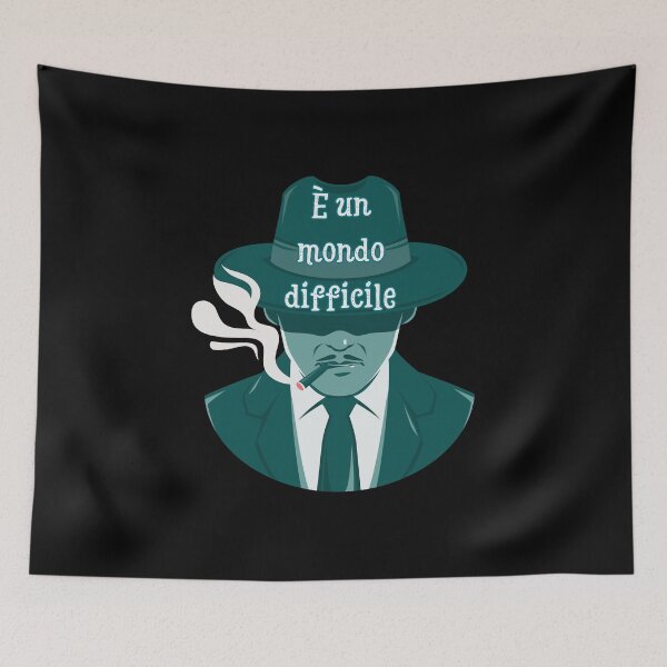 Item preview, IT'S A DIFFICULT WORLD designed and sold by stickersrafisa.