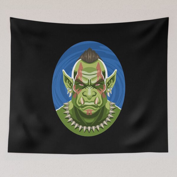 Item preview, A Grumpy Orc Portrait designed and sold by Geobat.