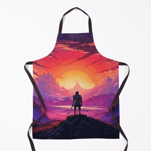 Item preview, Dragonknight, vivid, vector art, knight, twilight, beautiful landscape, woman designed and sold by slemfiskz.