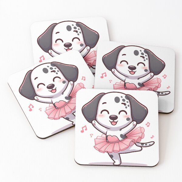 Item preview, Kawaii Dalmatian With Tutu designed and sold by CanvasCutie.