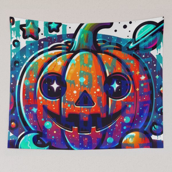 Item preview, Cosmic Halloween Pumpkin designed and sold by Echonn.