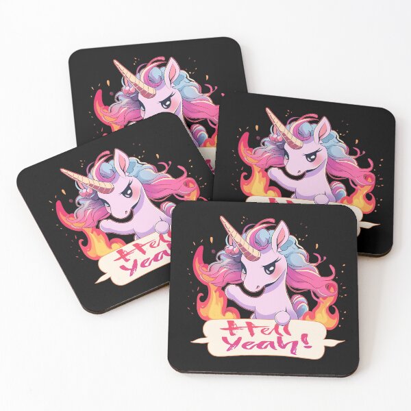 Item preview, hell yeah unicorn designed and sold by skateras.