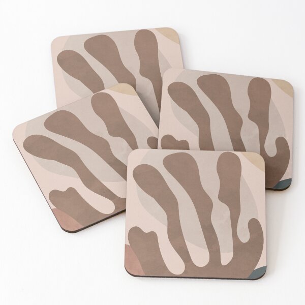 Item preview, Boho Scandinavian, Organic Shapes, Brown Tones designed and sold by technicolorable_art.