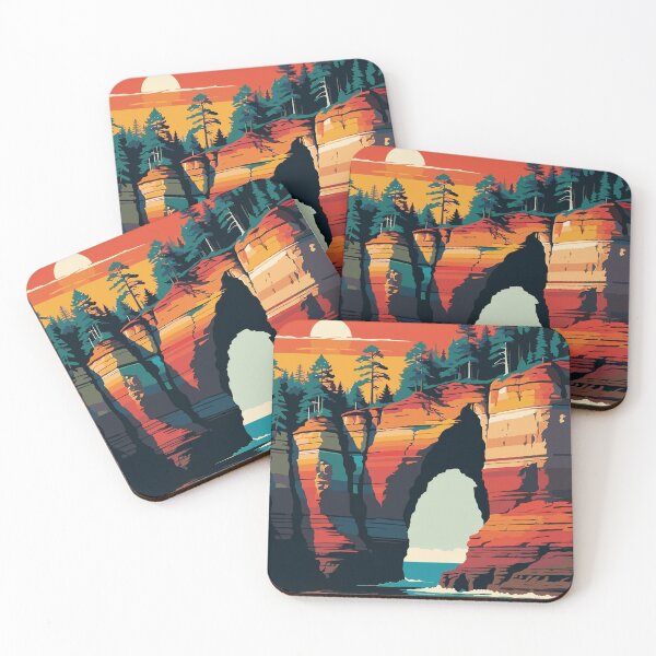 Item preview, Michigan's Masterpiece: The Grandeur of Pictured Rocks designed and sold by ShopieHome.